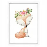 plakat-w-ramce-boho-lisek-a3