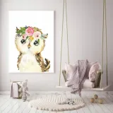 plakat-w-ramce-boho-sowka-a4-stan-nowy