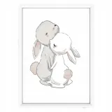 plakat-w-ramce-cute-bunny-1-a4