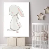 plakat-w-ramce-cute-bunny-2-a4-stan-nowy