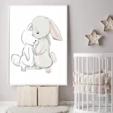 plakat-w-ramce-cute-bunny-3-a3-stan-nowy