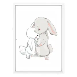 plakat-w-ramce-cute-bunny-3-a4