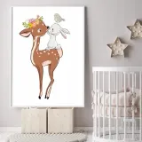 plakat-w-ramce-cute-deer-1-a3-stan-nowy