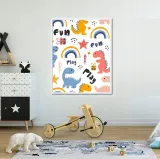 plakat-w-ramce-dino-a3-stan-nowy