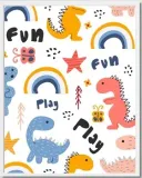 plakat-w-ramce-dino-a4