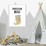 plakat-w-ramce-dream-big-a3-stan-nowy