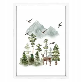 plakat-w-ramce-forest-equilibrum-a4
