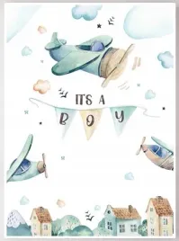 plakat-w-ramce-its-a-boy-a3