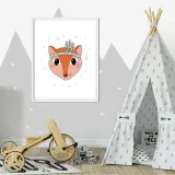 plakat-w-ramce-lisek-a3-stan-nowy
