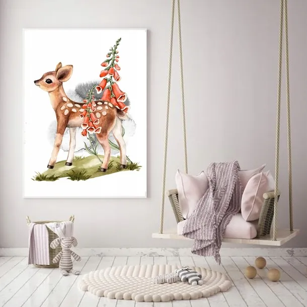 plakat-w-ramce-little-deer-a3-stan-nowy