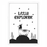plakat-w-ramce-little-explorer-1-a4