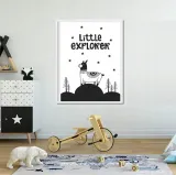 plakat-w-ramce-little-explorer-1-a4-stan-nowy