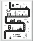 plakat-w-ramce-little-explorer-2-a4