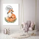 plakat-w-ramce-little-fox-a4-stan-nowy