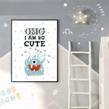 plakat-w-ramce-omg-so-cute-a3-stan-nowy