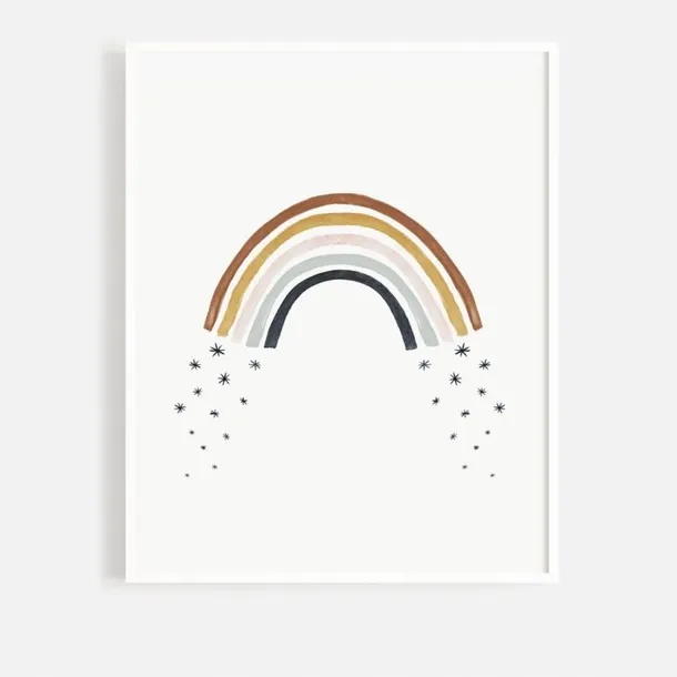 plakat-w-ramce-rainbow-3-a4-stan-nowy