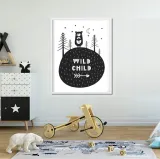 plakat-w-ramce-wild-child-a4-stan-nowy