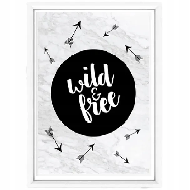 plakat-w-ramce-wild-free-a3