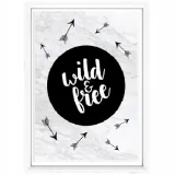 plakat-w-ramce-wild-free-a3