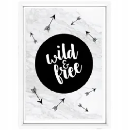 plakat-w-ramce-wild-free-a3