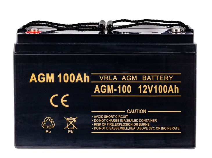 Akumulator VRLA AGM 100Ah Volt Polska ups kampera - ERLI.pl
