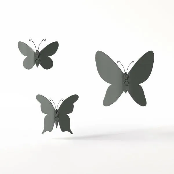 umbra-dekoracja-scienna-mariposa-szary-typ-lozka-nie-dotyczy