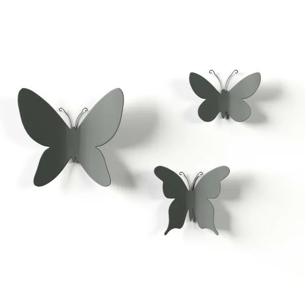 umbra-dekoracja-scienna-mariposa-szary-rozmiar-inny