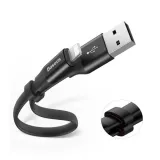 baseus-nimble-lightning-cable-23cm-grey-kolor-inny-stan-nowy
