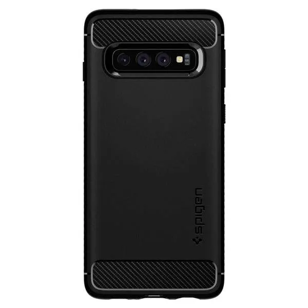 spigen-rugged-armor-galaxy-s10-matte-black