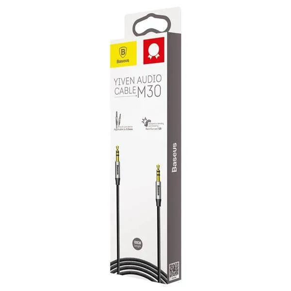 baseus-m30-aux-cable-100cm-silver-black