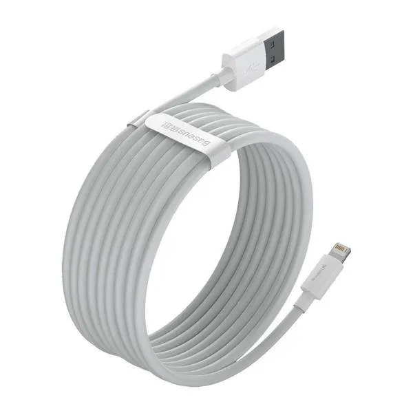 baseus-wisdom-2-pack-lightning-150cm-2-4a-white-stan-nowy-dlugosc-przewodu-1-m