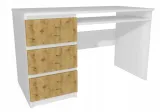 biurko-biale-fronty-dab-sonoma-100x50-cm-ksztalt-blatu-prostokatny