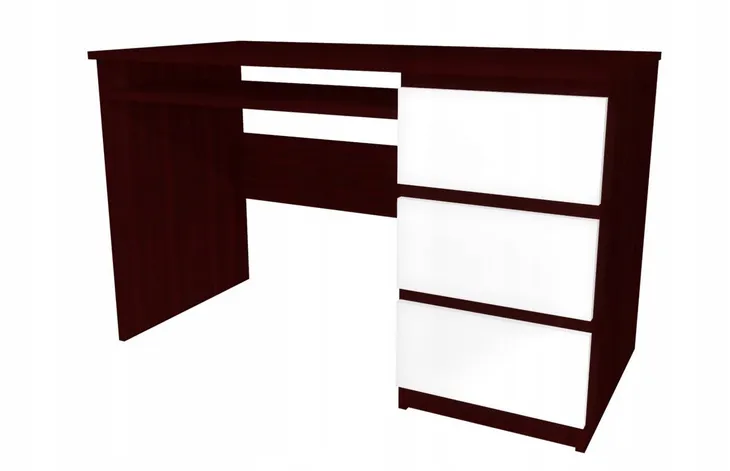 biurko-wenge-fronty-biale-120x60-cm