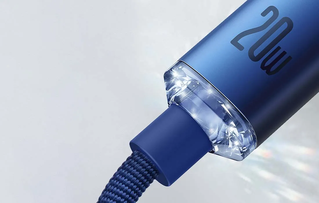 kabel-usb-c-do-lightning-baseus-crystal-20w-1-2m-niebieski
