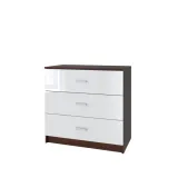 komoda-3s-basic-80x77x40cm-wenge-bialy-polysk