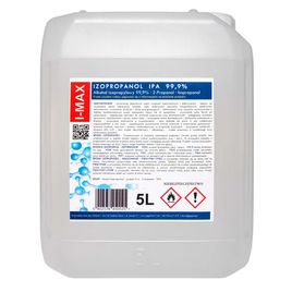 Zdjęcie produktu Alkohol izopropylowy Izopropanol IPA I-MAX 99,9% 5L