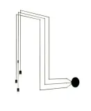 lampa-scienna-flusso-wall-3-czarna
