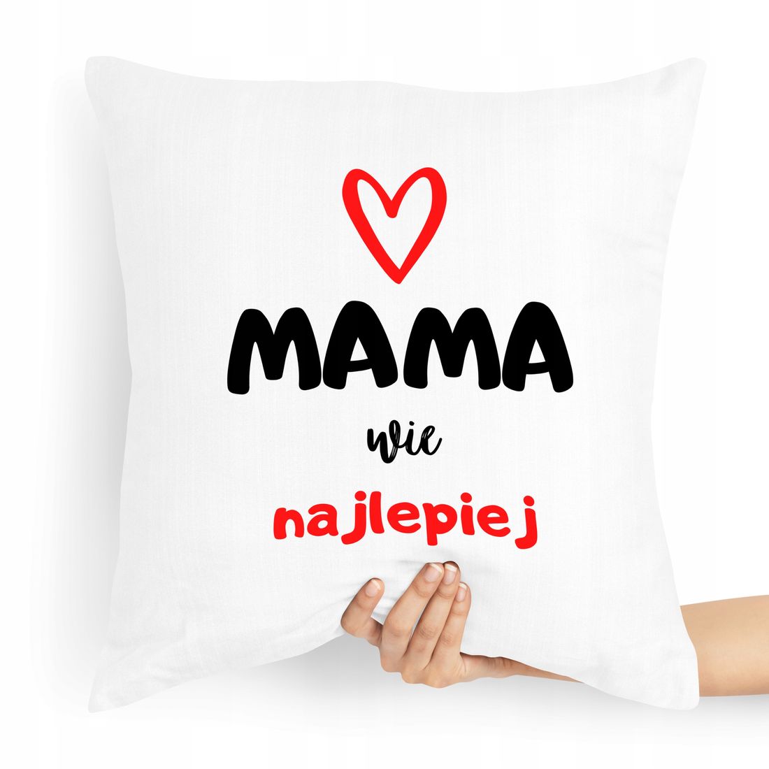 Poduszka Dla Mamy DzieŃ Mamy Mama Wie Najlepiej Erlipl 3243