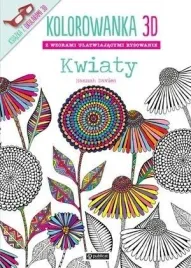 kolorowanka-3d-kwiaty