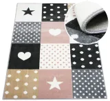 dywan-patchwork-gwiazdki-rozowy-133x190