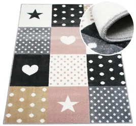 dywan-patchwork-gwiazdki-rozowy-133x190
