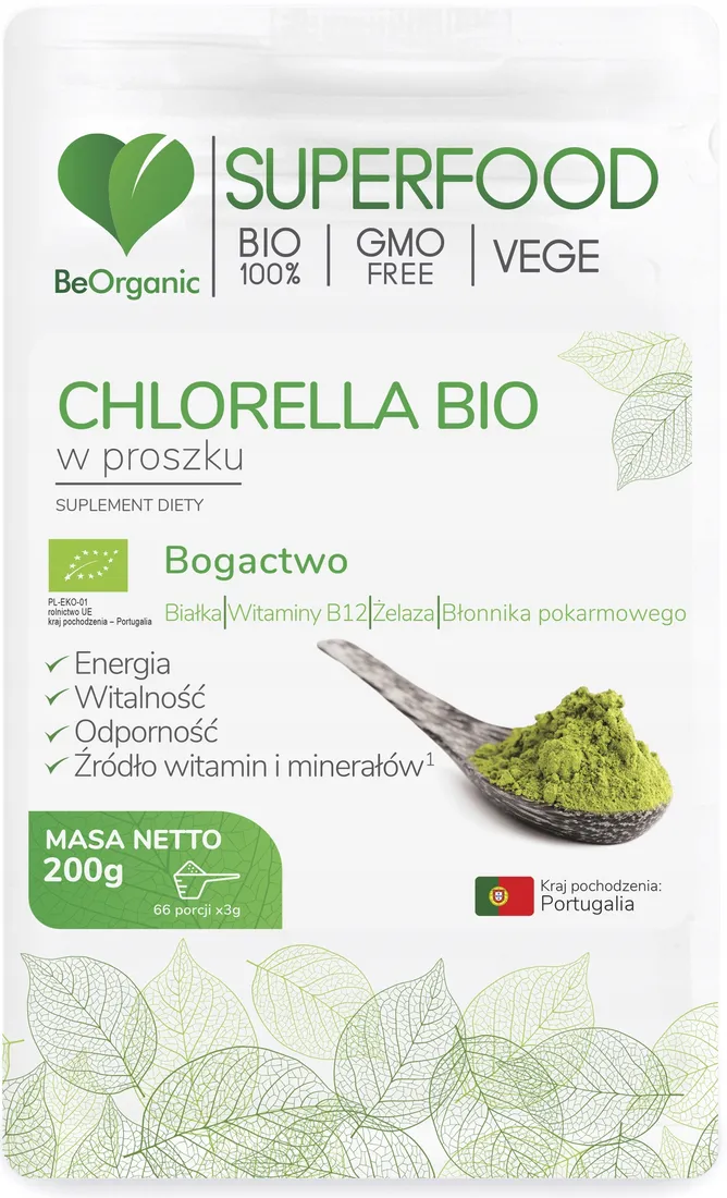 beorganic-chlorella-bio-200g
