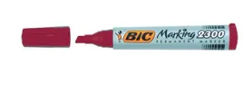 marker-permanentny-bic-2300-czerwony-sciety