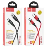 hoco-kabel-usb-do-typ-c-shadow-led-3a-u93-czarny-stan-nowy-waga-z-opakowaniem-0-3-kg