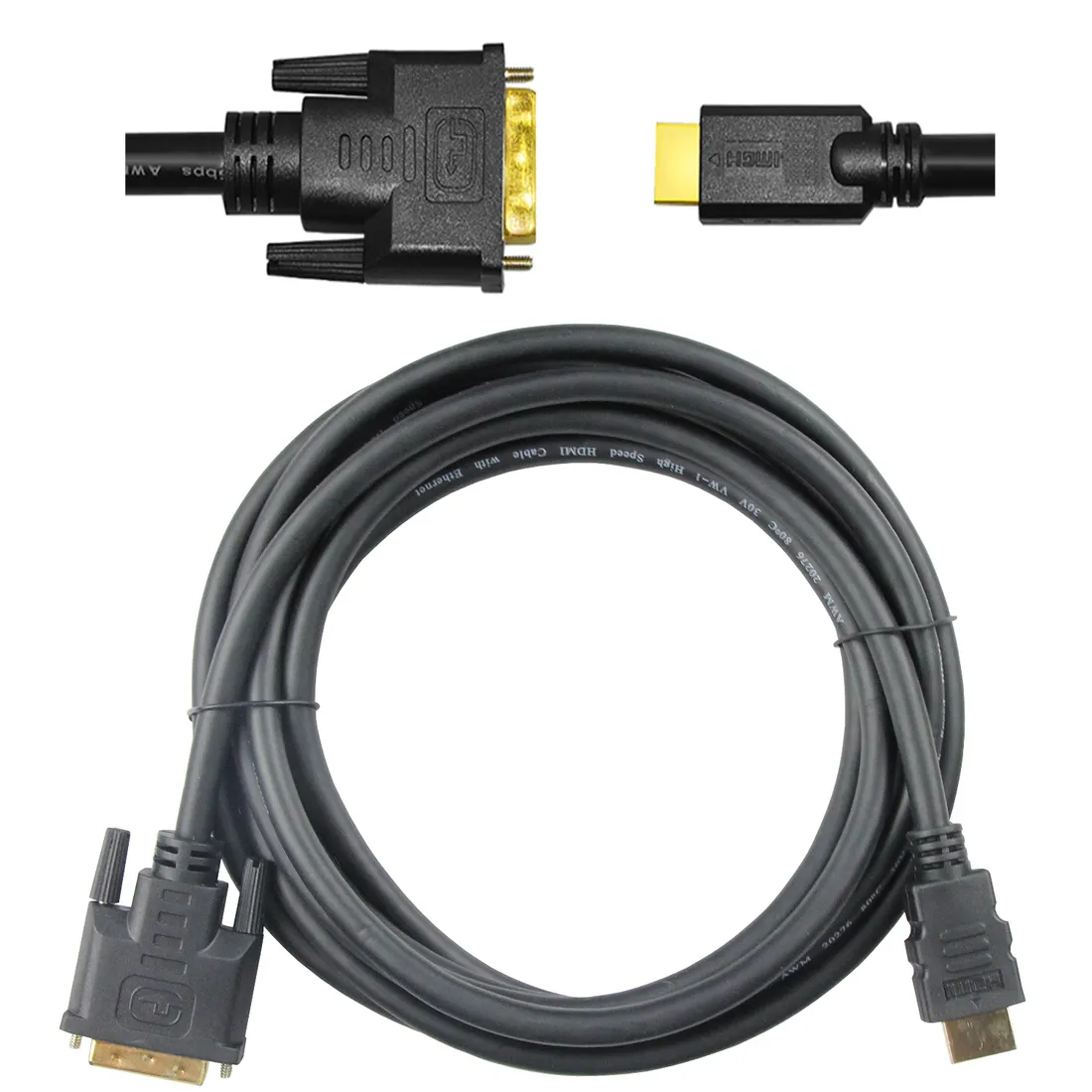 kabel-dvi-hdmi-2m-stan-nowy