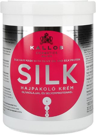 Kallos Silk Maska Odżywka Do Włosów Z Jedwabiem 1L