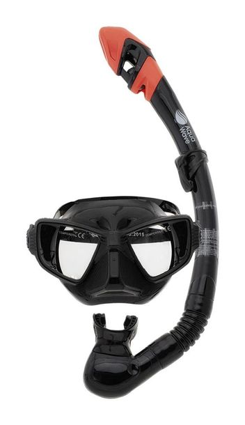 Zestaw do nurkowania maska+fajka Aquawave Mano Set czarny