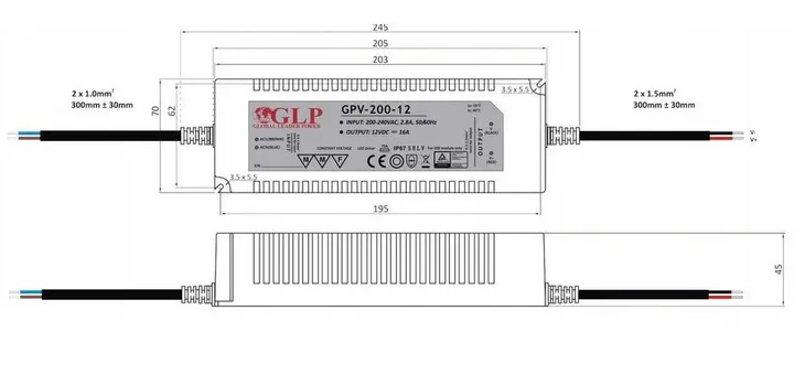 zasilacz-12v-16a-200w-mpl-stan-nowy