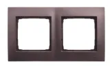 simon54-ramka-na-2-moduly-dr2-46-brazowy