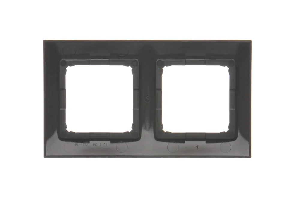 simon54-ramka-na-2-moduly-dr2-46-brazowy-stan-nowy